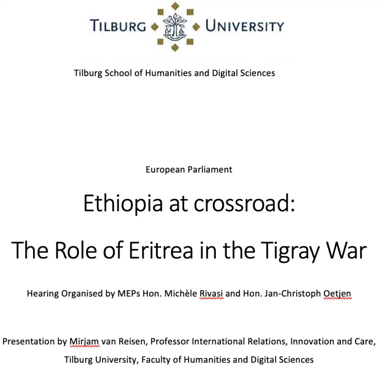 Il ruolo dell'Eritrea nelle origini della guerra del Tigray