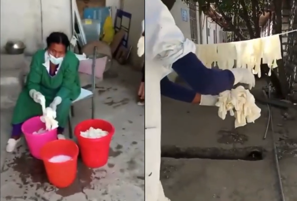 Etiopia Tigray – Ayedr Hospital stanno riciclando anche materiale usa e getta come i guanti chirurgici