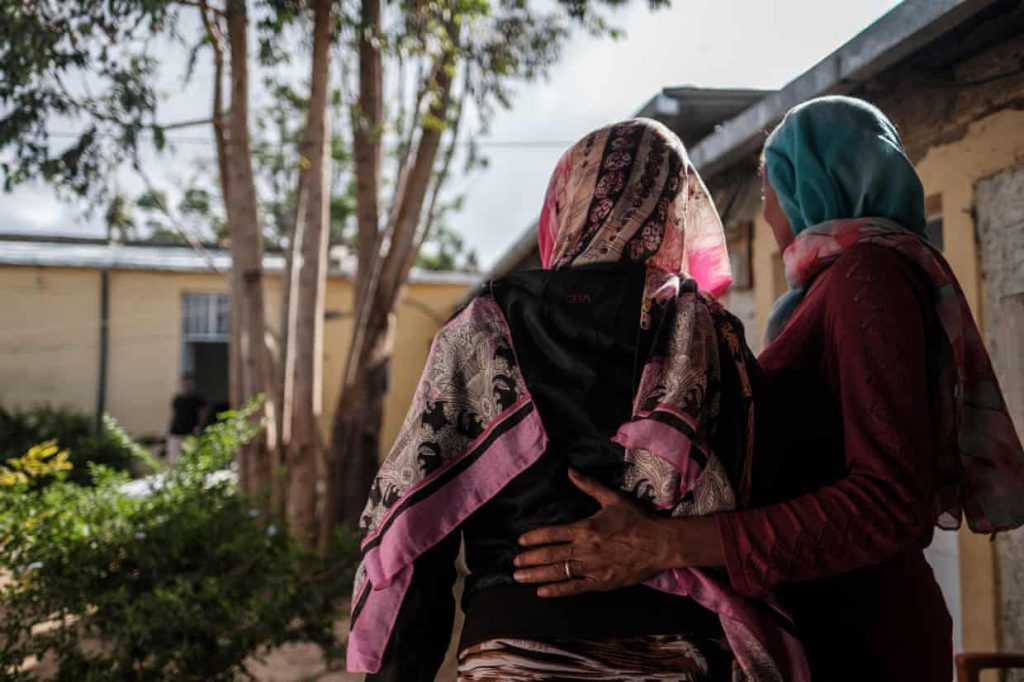 Migliaia di donne e ragazze sono state prese di mira dalla tattica deliberata di usare lo stupro come arma nella guerra civile. Fotografia: Eduardo Soteras/AFP/Getty Images 
