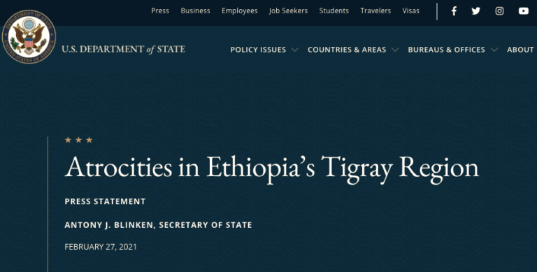 Atrocities in Ethiopia’s Tigray Region