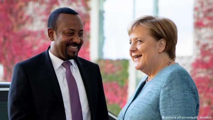 Premier etiope Abiy & Premier tedesco Angela Merkel