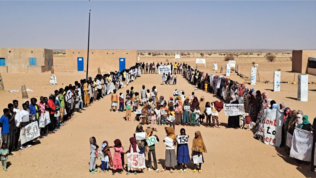 Protesta pacifica al centro umanitario di Agadez, Niger, 150 giorno e le tessere alimentari come ricatto UNHCR